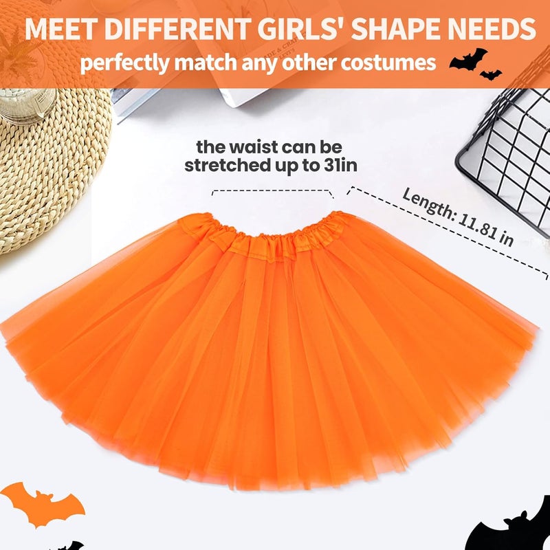 Lainlight Store Tutus for Girls 3 Layered Tulle Tutu Skirts for 4-12 Year, Birthday Dance Halloween Cosplay Party Supplies - Image 3